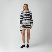 Load image into Gallery viewer, Royal Fair Isle Mini Skirt