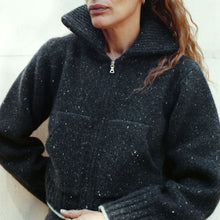 Load image into Gallery viewer, Donegal Cashmere Zip Up Cardigan