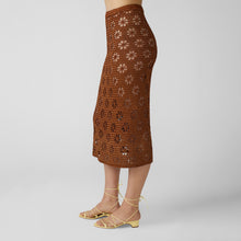 Load image into Gallery viewer, Floral Crochet Skirt
