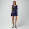 Floral Crochet Mini Dress