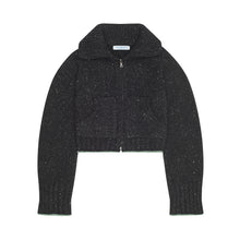 Load image into Gallery viewer, Donegal Cashmere Zip Up Cardigan
