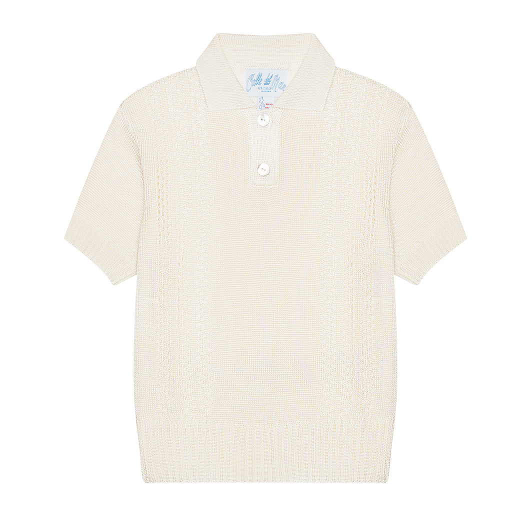 Pointelle Polo